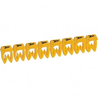 Маркер LEGRAND CAB 3 для кабеля 4-6 мм² заглавная буква A