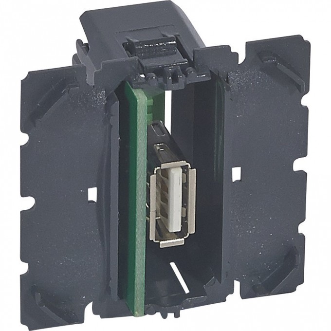 Розетка LEGRAND USB Celiane черный 067352 Розетка LEGRAND USB Celiane черный 067352