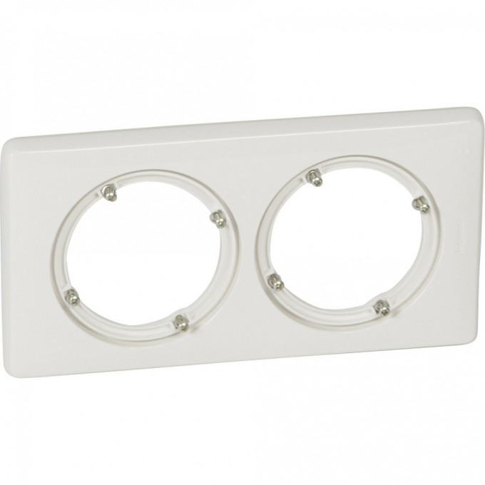 Рамка LEGRAND 2 поста Celiane IP 44 белый 069072 Рамка LEGRAND 2 поста Celiane IP 44 белый 069072