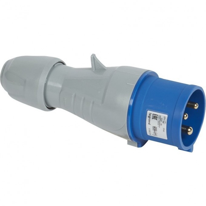 Вилка LEGRAND мобильная 32А 2К+З 230 В IP 44 090107 Вилка LEGRAND мобильная 32А 2К+З 230 В IP 44 090107