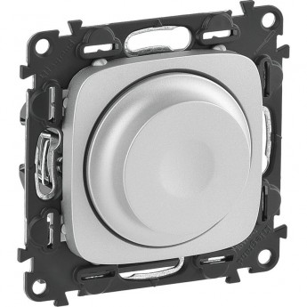 Светорегулятор LEGRAND Valena ALLURE с поворотной ручкой универсальный 300Вт без нейтрали с лицевой панелью алюминий Светорегулятор LEGRAND Valena ALLURE с поворотной ручкой универсальный 300Вт без нейтрали с лицевой панелью алюминий