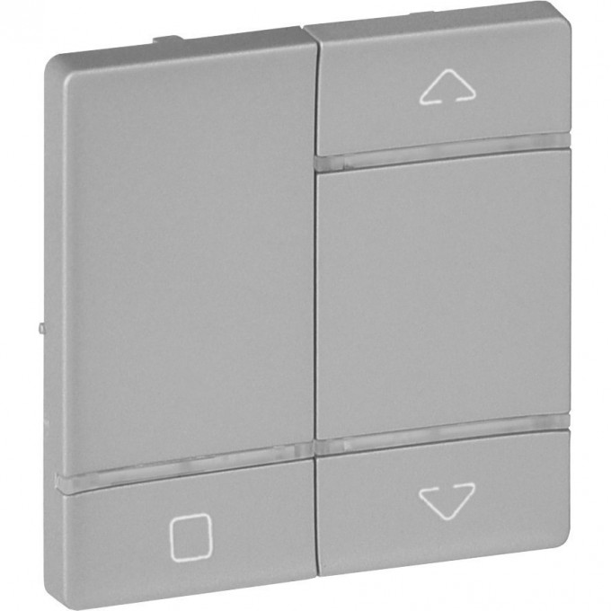 Лицевая панель LEGRAND Valena LIFE MyHome Play Zigbee для радиоприемного выключателя для приводов жалюзи/рольставень алюминий 754729 Лицевая панель LEGRAND Valena LIFE MyHome Play Zigbee для радиоприемного выключателя для приводов жалюзи/рольставень алюминий 754729