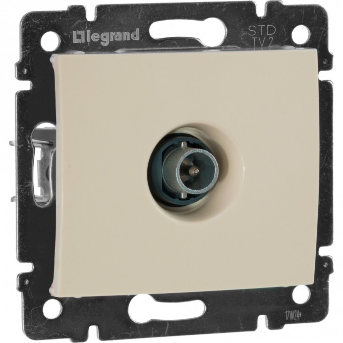 ТВ розетка LEGRAND Valena оконечная 10 дБ 2400 МГц слоновая кость 774330 ТВ розетка LEGRAND Valena оконечная 10 дБ 2400 МГц слоновая кость 774330