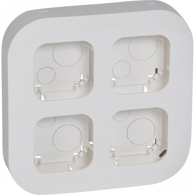 Установочный блок LEGRAND до 4 постов Quteo IP 20 белый 782294 Установочный блок LEGRAND до 4 постов Quteo IP 20 белый 782294