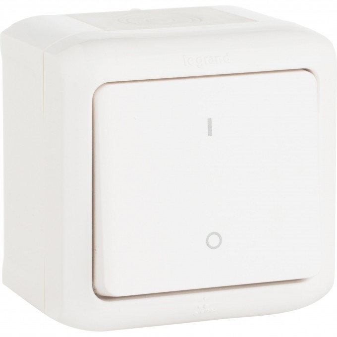 Выключатель LEGRAND Quteo двухполюсный 10 A 250 В IP 44 Белый 782309 Выключатель LEGRAND Quteo двухполюсный 10 A 250 В IP 44 Белый 782309