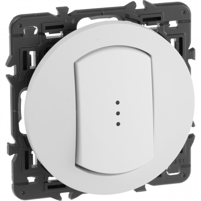 Переключатель LEGRAND Celiane одноклавишный с подсветкой - IP 44, белый SET-1-067001-13 Переключатель LEGRAND Celiane одноклавишный с подсветкой - IP 44, белый SET-1-067001-13
