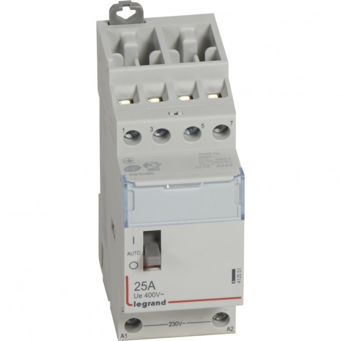 Контактор LEGRAND CX³, 4П, 400 В~, с катушкой 230 В~, 25 A, 4 Н.О., 2 модуля, с рукояткой управления 412551 Контактор LEGRAND CX³, 4П, 400 В~, с катушкой 230 В~, 25 A, 4 Н.О., 2 модуля, с рукояткой управления 412551