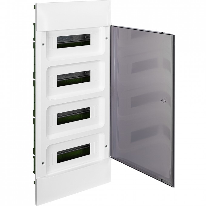 Пластиковый щиток LEGRAND PRACTIBOX S встраиваемый в полые стены 4X12 дымчатая дверь 135574 Пластиковый щиток LEGRAND PRACTIBOX S встраиваемый в полые стены 4X12 дымчатая дверь 135574