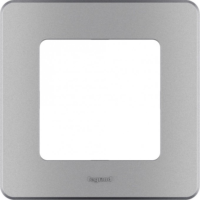 Рамка 1 пост LEGRAND INSPIRIA алюминий 673932 Рамка 1 пост LEGRAND INSPIRIA алюминий 673932
