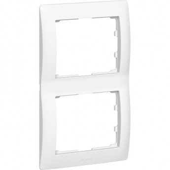 Рамка LEGRAND GALEA LIFE 2 поста вертикальная белый Рамка LEGRAND GALEA LIFE 2 поста вертикальная белый