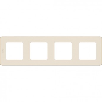 Рамка LEGRAND INSPIRIA 4 поста слоновая кость Рамка LEGRAND INSPIRIA 4 поста слоновая кость
