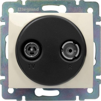 Розетка телевизионная TV/R LEGRAND СП VALENA 1.5дБ 862МГц с топологией "звезда" слоновая кость Розетка телевизионная TV/R LEGRAND СП VALENA 1.5дБ 862МГц с топологией "звезда" слоновая кость