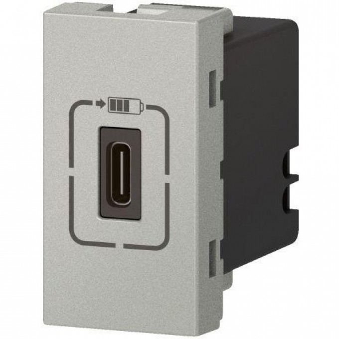 Розетка USB-C LEGRAND MOSAIC 1модуль для зарядки 079389 Розетка USB-C LEGRAND MOSAIC 1модуль для зарядки 079389