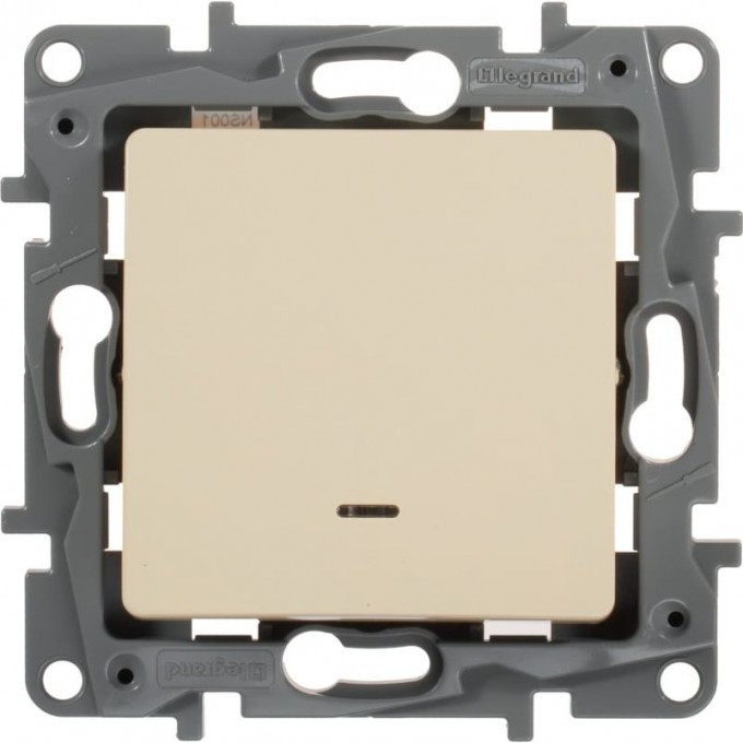 Выключатель LEGRAND Etika с подсветкой 10 A 250 В слоновая кость 672303 Выключатель LEGRAND Etika с подсветкой 10 A 250 В слоновая кость 672303
