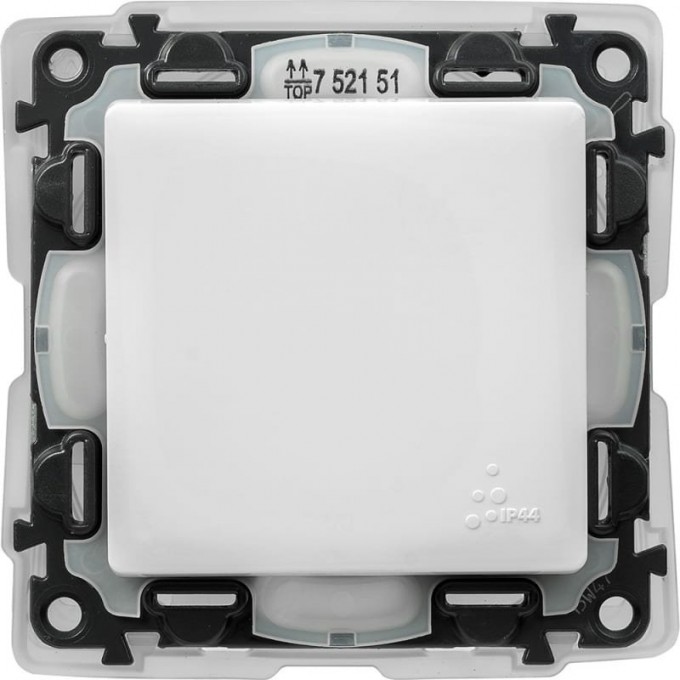 Выключатель LEGRAND Valena LIFE IP44 10АХ 250В с лицевой панелью безвинтовые зажимы белый 752151 Выключатель LEGRAND Valena LIFE IP44 10АХ 250В с лицевой панелью безвинтовые зажимы белый 752151