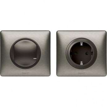 Пакет для управления бытовыми электроприборами LEGRAND Celiane with NETATMO, графит/вольфрам Пакет для управления бытовыми электроприборами LEGRAND Celiane with NETATMO, графит/вольфрам