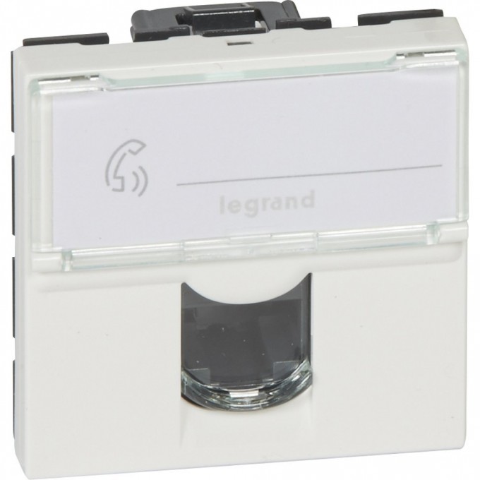 Розетка LEGRAND Mosaic RJ45 UTP кат.5е 2 модуля, белый 76554 Розетка LEGRAND Mosaic RJ45 UTP кат.5е 2 модуля, белый 76554