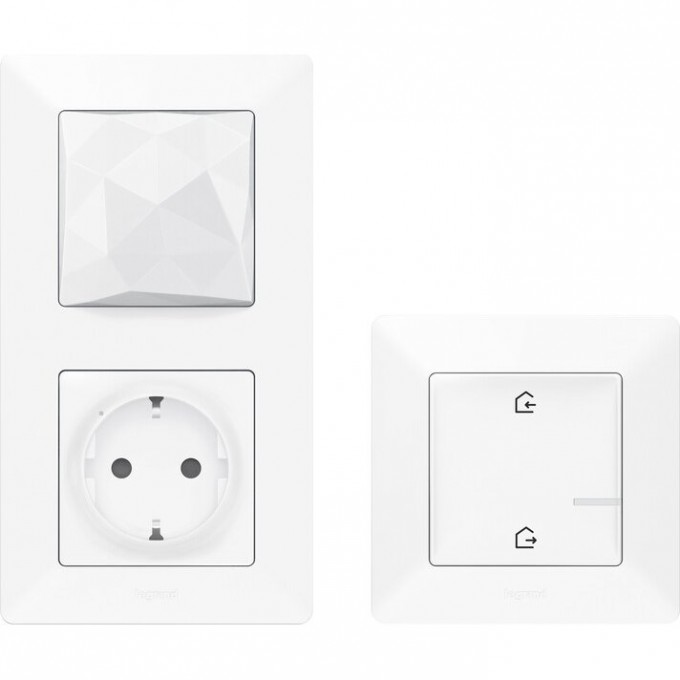Стартовый пакет LEGRAND Valena Life with NETATMO с головным выключателем, белый 752196 Стартовый пакет LEGRAND Valena Life with NETATMO с головным выключателем, белый 752196